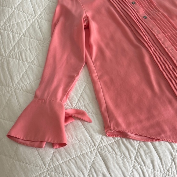 Pink Button-Up Blouse - Picture 5 of 8
